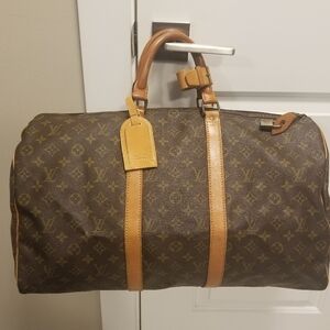 💯Authentic LV Keepall 50 w/COA - Vintage Monogram